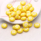 Rainbow M Bean Beads 14mm Oil-Dripping M Bean Beads Beaded String Beads DIY Box of 100 pcs Materials Accessories